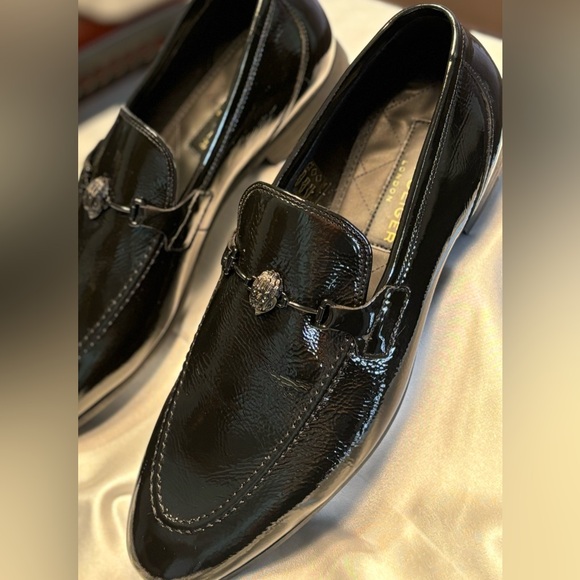 NEW Kurt Geiger London Men's Ali Bit Patent Leather Loafers - Picture 4 of 8